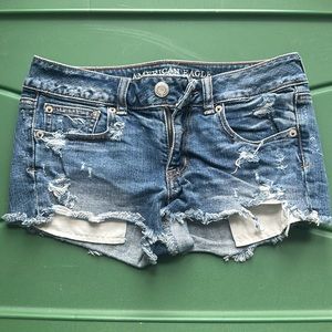 Size 2-American Eagle denim low rise shorts